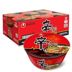 농심 신라면 사발면 12개입 (Shin Ramyun Bowl)