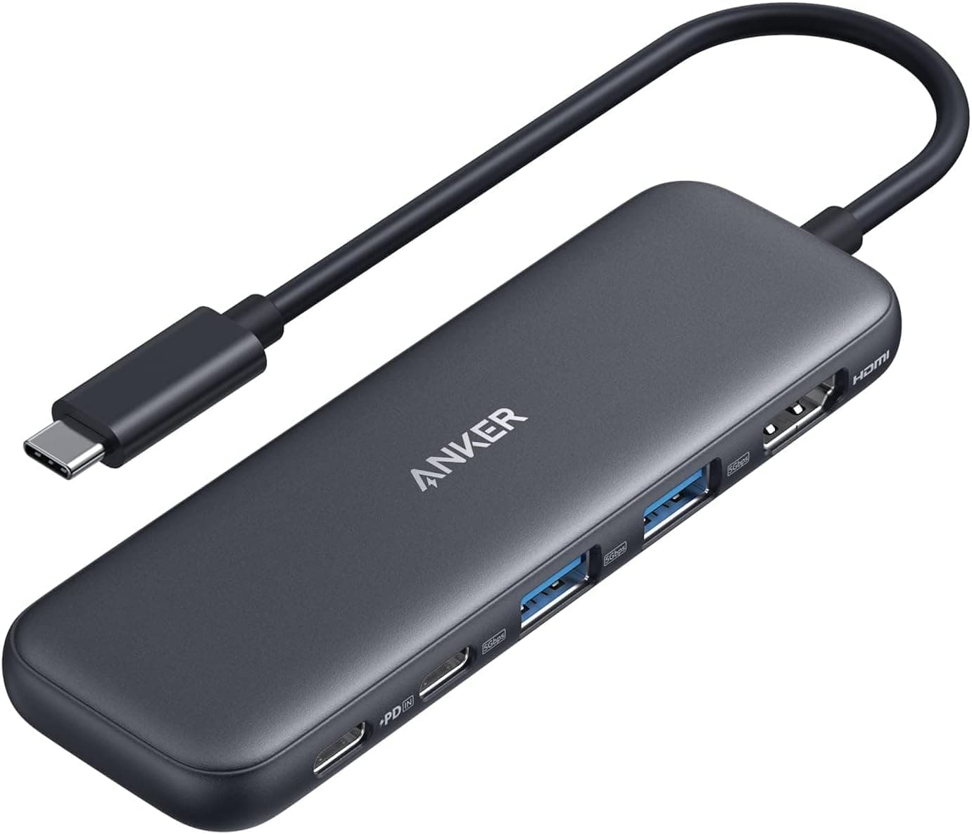Anker USB C Hub, 5-in-1 USBC to HDMI Splitter with 4K Display