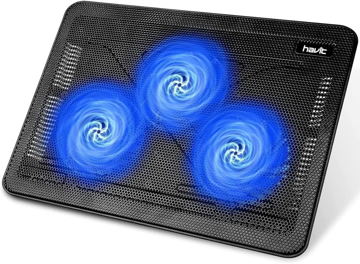 havit HV-F2056 Laptop Cooling Pad for 15.6-17 Inch Laptops, Black